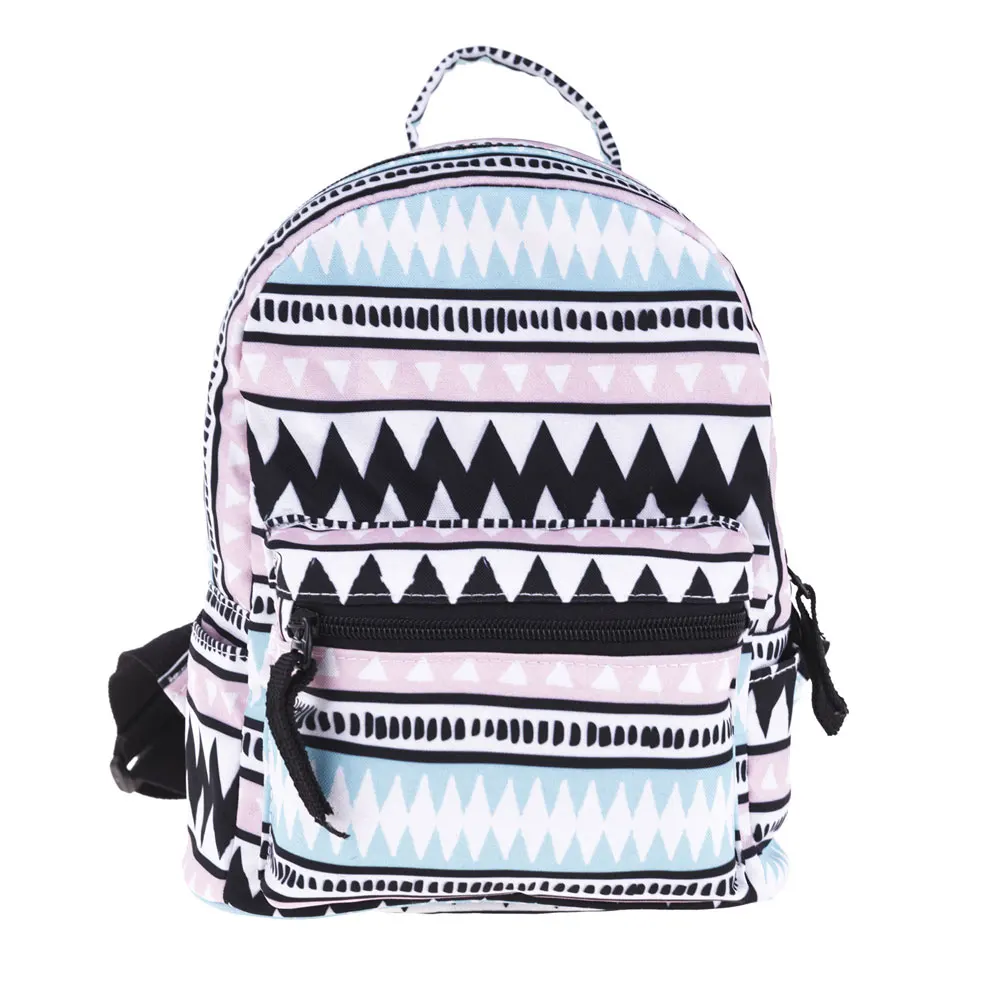 Children School Bag Cartoons Cute Boy And Girls Mini Bakpack Tooth Casual Small School Bag Stripe Kawaii Bag For Women