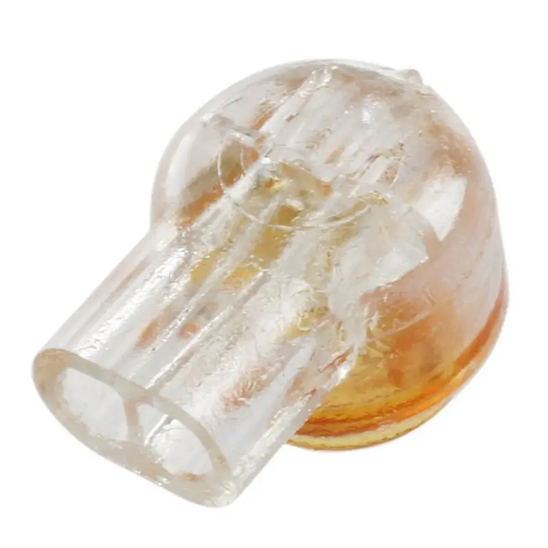 100 x воздухопроницаемые оранжевые прозрачные кнопочные соединители для