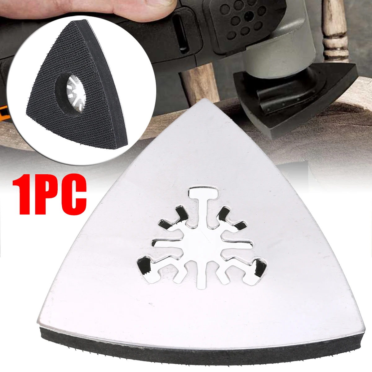 1 шт. металлическая треугольная шлифовальная насадка 80 мм | Инструменты