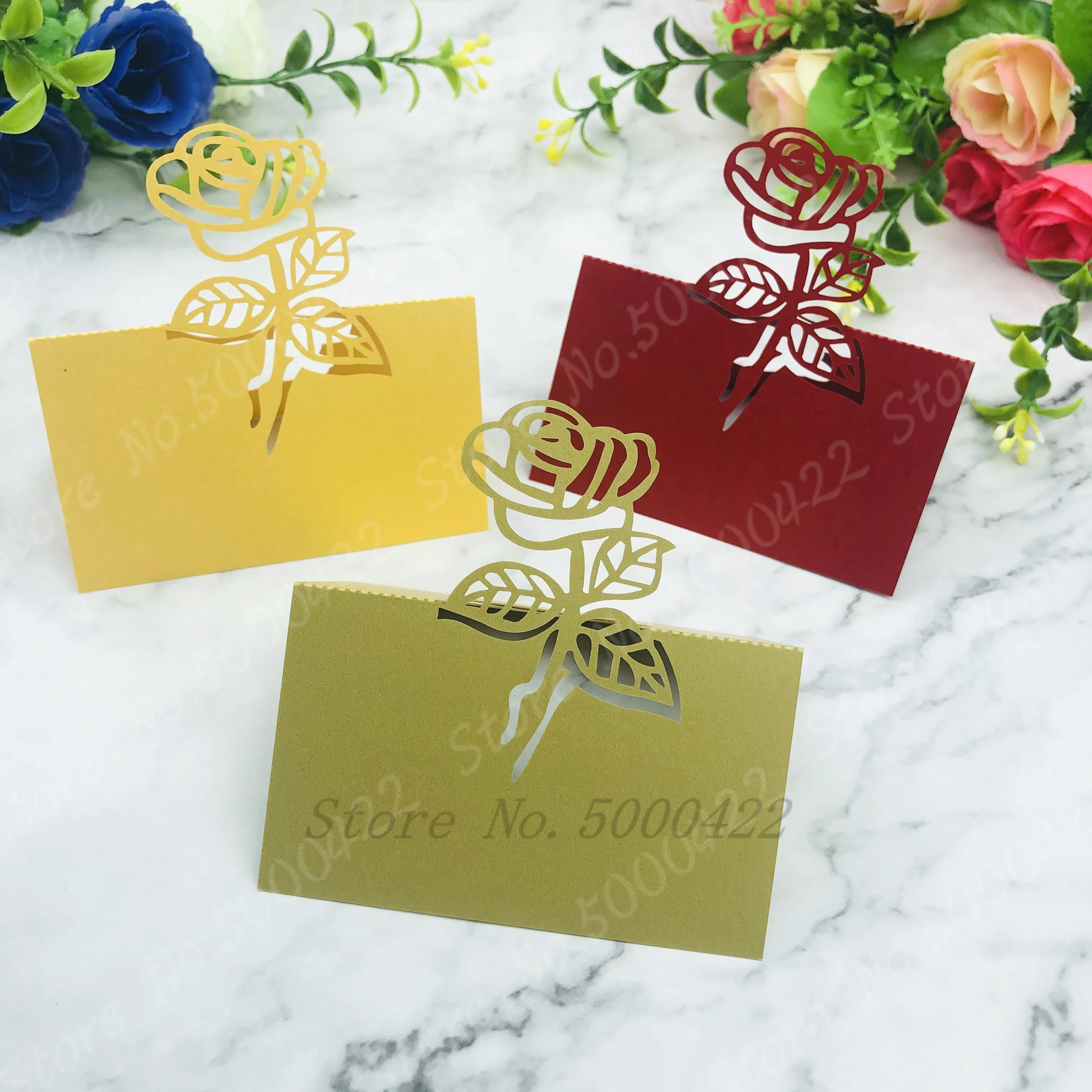 Свадебные приглашения в виде роз название стола День Святого Валентина рождения