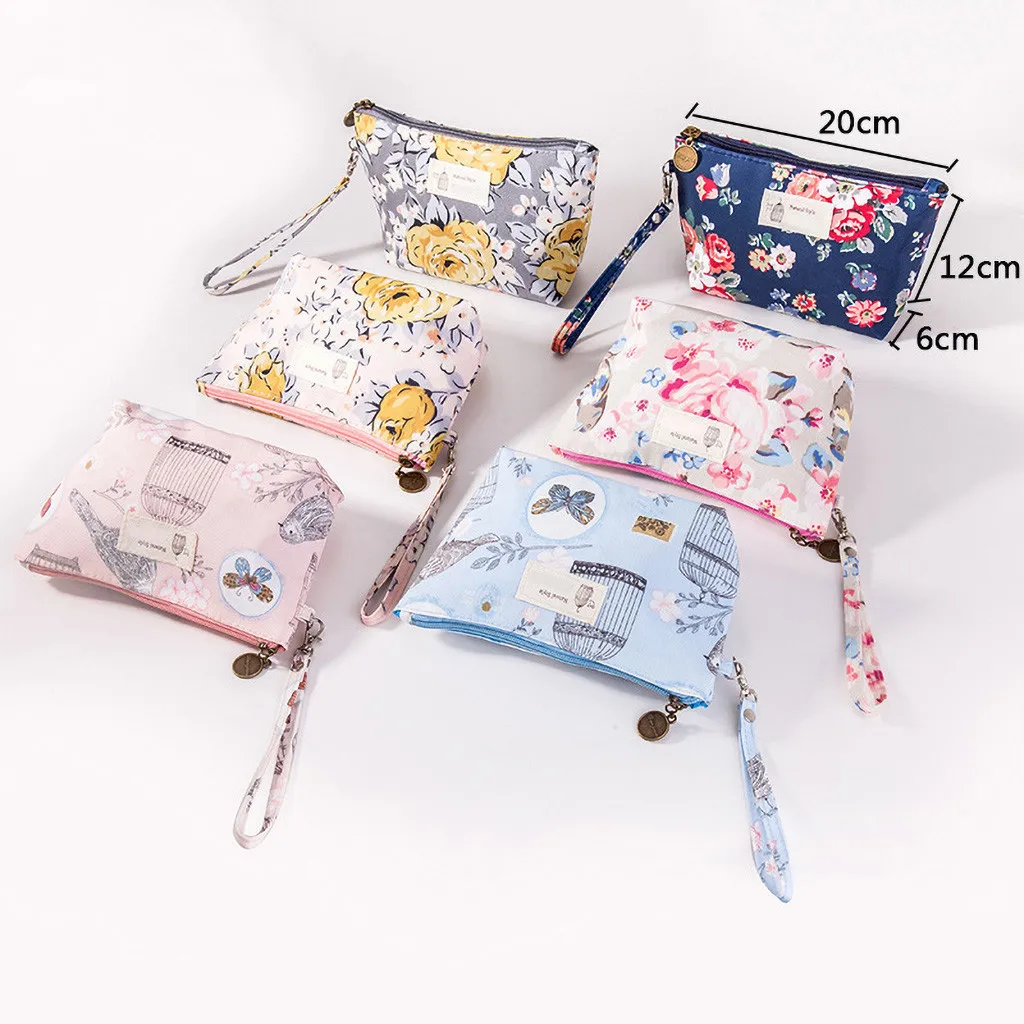 Косметичка для хранения с принтом Дамский портативный клатч водонепроницаемая