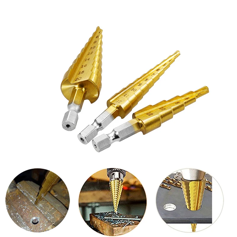 1 шт. сверло для развертывания с шестигранным хвостовиком лестничное прямым