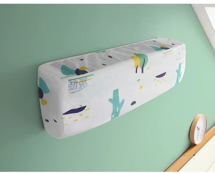 New PEVA Geometric Printing Home All-inclusive Hanging Air Conditioning Dust Cover Outdoor Travelling Tools Clean Protector | Дом и сад