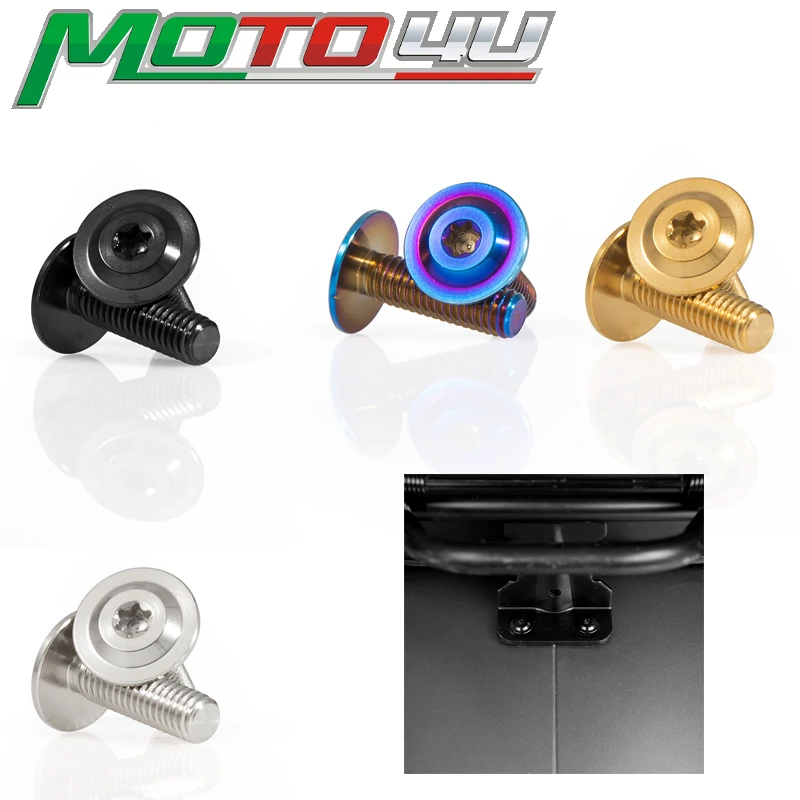 MOTO4U для Vespa GTS300 GTS 300ie 2 шт. титановый самокат багажная стойка фиксированный