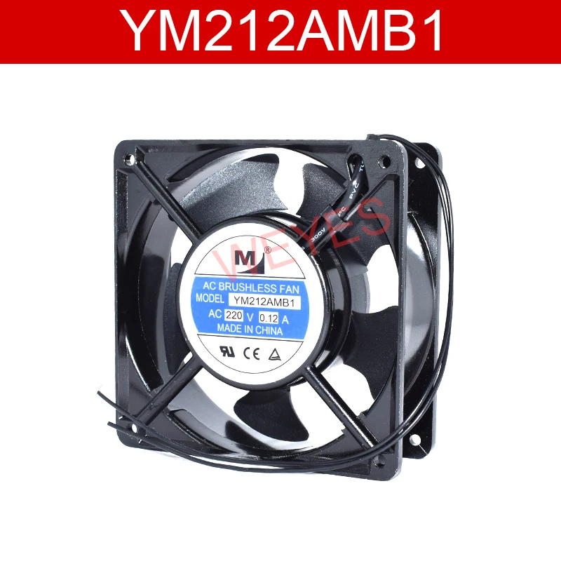Оригинальный двухлинейный шкаф-вентилятор YM212AMB1 12038 AC220V 0.12A