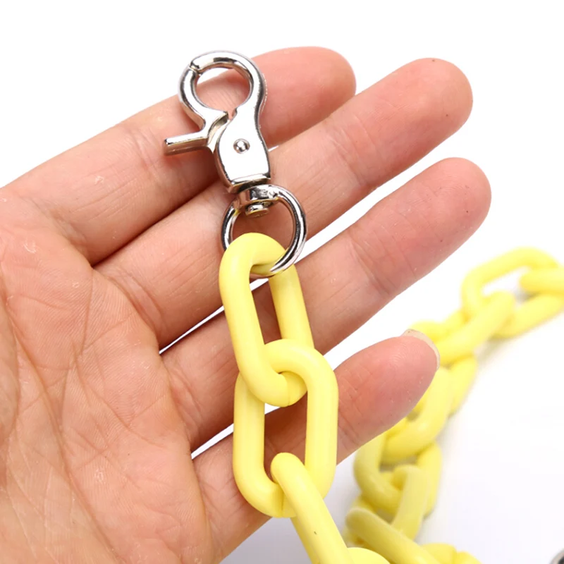

1PCS Fashion Individual Jeans Punk Metal Trousers Key Chains Unisex Hip-hop Belt Waist Chain Candy Color