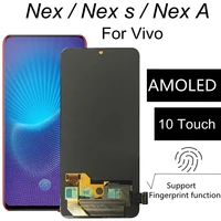 original amoled for vivo nex 1805 front lcd display touch screen screen digitizer assembly for vivo nex a nex s lcd screen