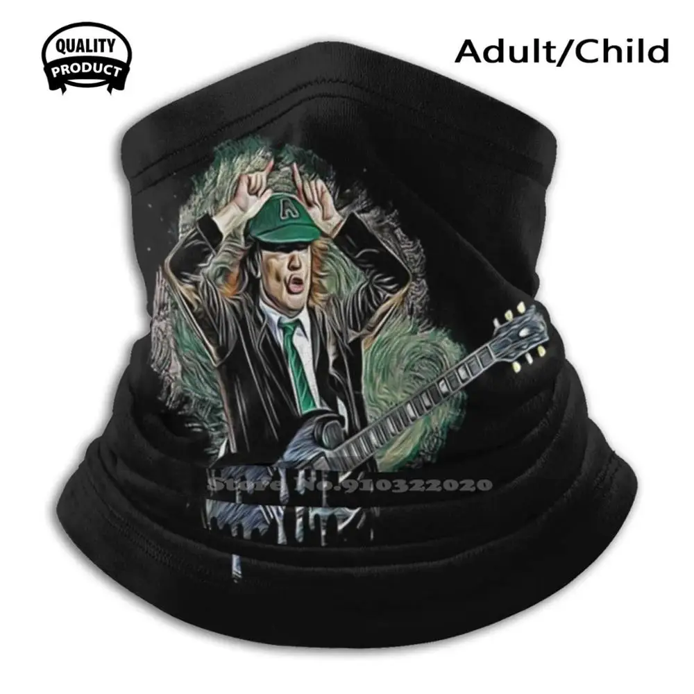 Angus Young из Dc мягкий теплый спортивный шарф для девочек и взрослых Ac винтажный
