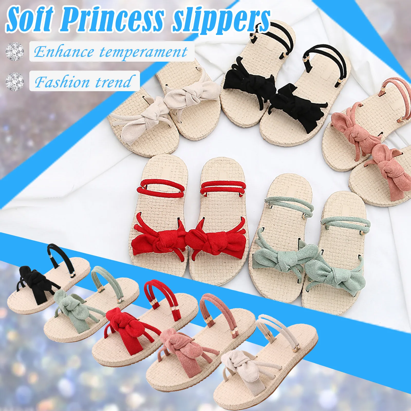 

2021 Hot Sale New Children Beach Sandals Princess Flat Slippers Soft-soled Non-slip Shoes Shoes Casual Fashion Slippers Sale New