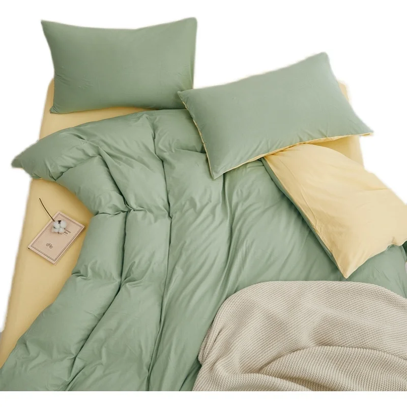

The 60 class A tianzhu cotton cotton 4 is naked sleep 100 cotton sheets bedding bag knitted cotton bed dai li bedding