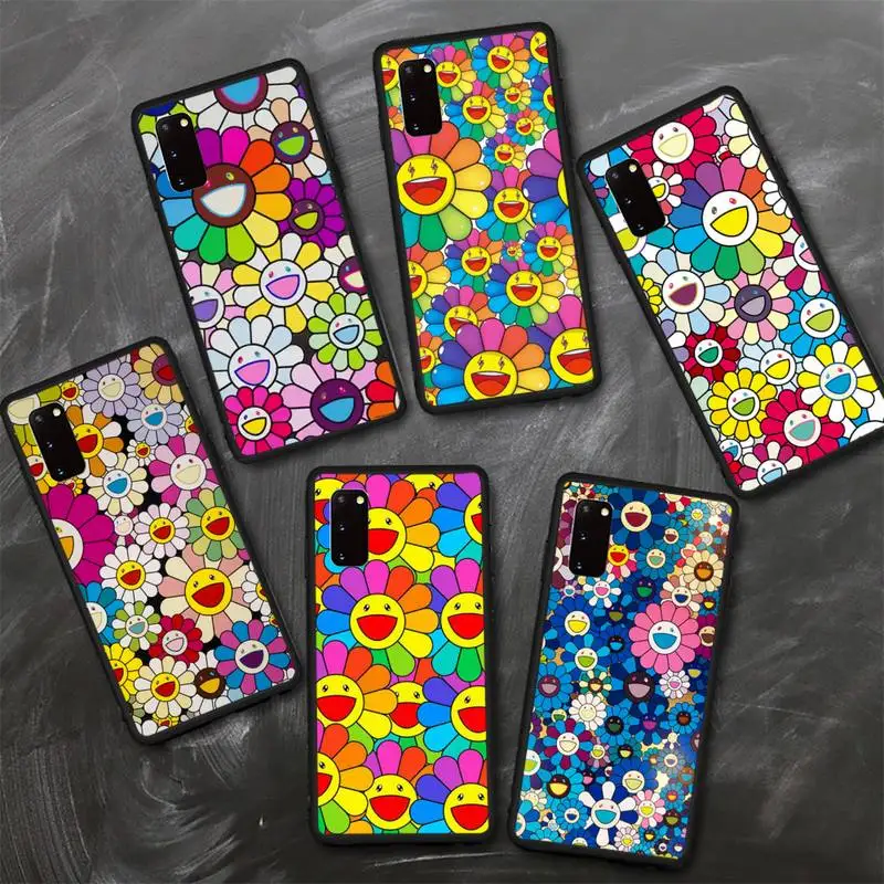 

Murakami Flower Smile Phone Case for Huawei P40 P30 P20 P10 P9 P8 Pro lite Plus P SMART 2019 9 lite 2016 cover