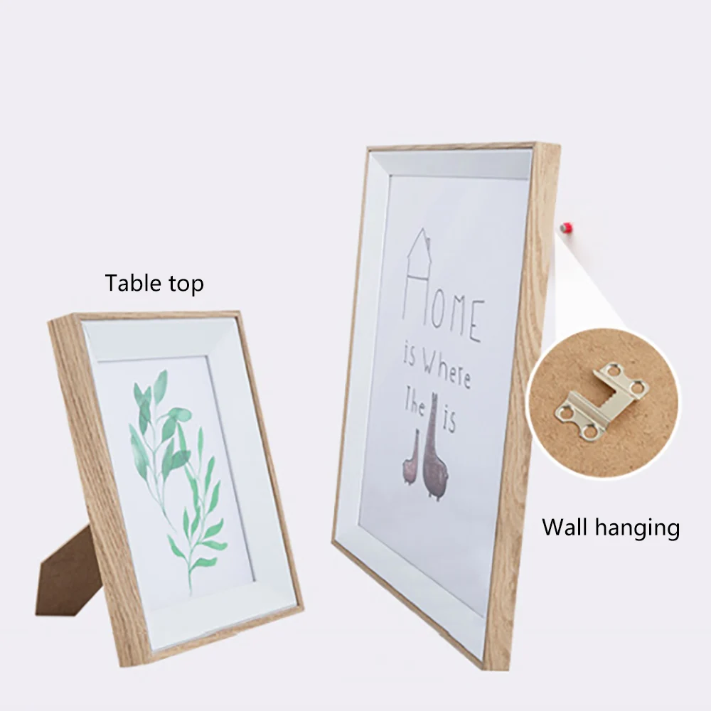 Винтажная деревянная рамка Notic 5 10 дюймов Декор для дома фоторамка Настольная