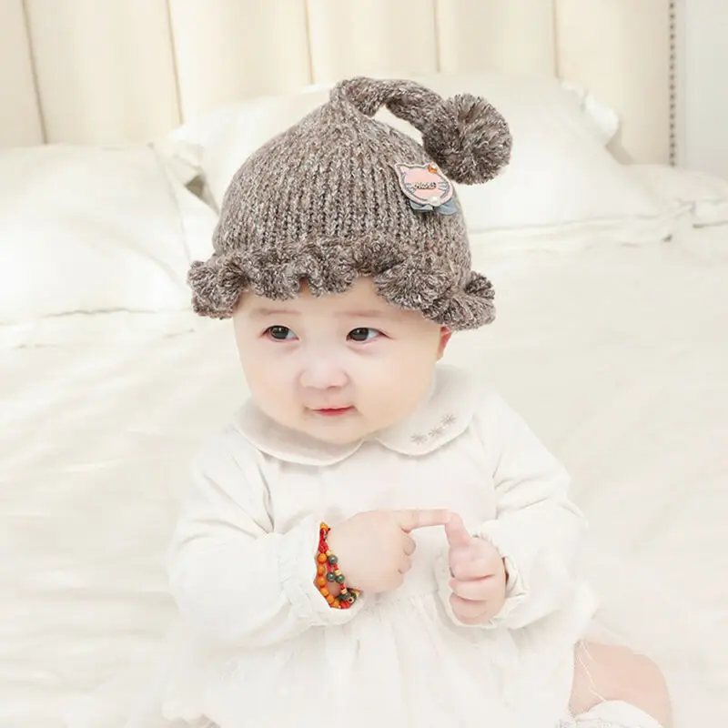Шапочка для новорожденных мальчиков и девочек детская зимняя Осенняя Удобная