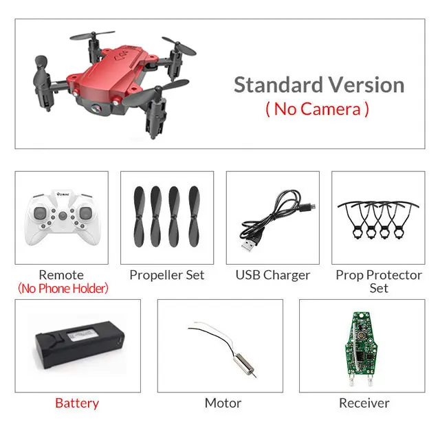 RC WiFi FPV дроны 4K широкоугольная камера RC вертолет 1080P HD камера Квадрокоптер самолет Квадрокоптер воздушная видео VS M69G E58 - Цвет: Red NoCamera