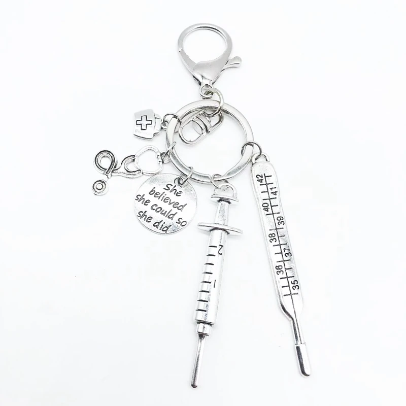 Персонализированные вдохновляющие Доктор Шприц термометр медицинский комплект