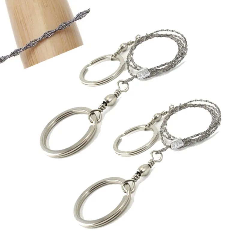 2 шт. из нержавеющей стали для путешествий новых Кемпинг стальной Канатный пилы