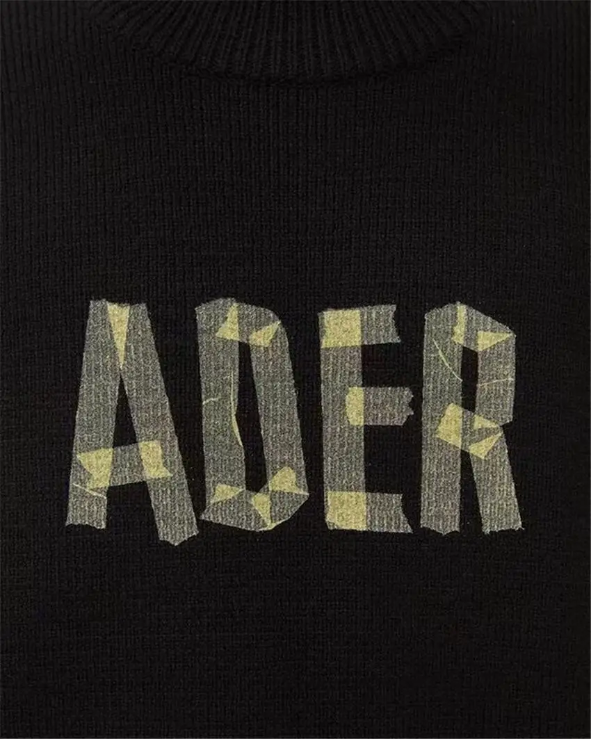 

Adererror Sweater Men Woman Adhesive Paper Style Letter Printing Autumn Winter Crewneck Ader Error Sweatshirts