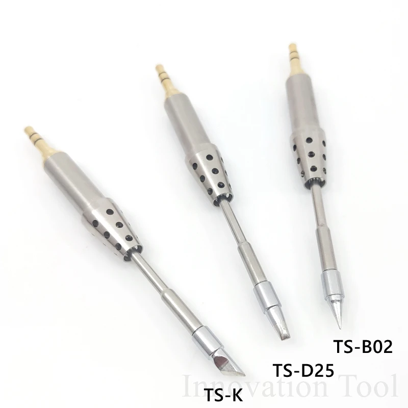 Мини Электрический паяльник TS80P 30 Вт портативная цифровая паяльная станция с