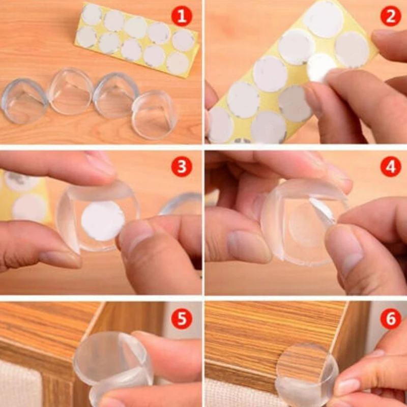 2019 New Child Soft Protection Table Thick Transparent Ball Anti-Collision Angle Safety Edge &amp Corner Guards | Мебель