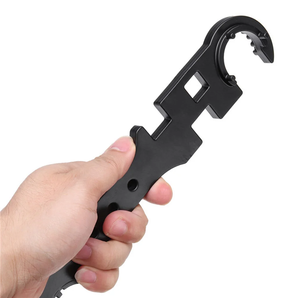 AR15/M4 Wrench Field Multi-Function Wrench AR Outdoor Heavy Duty Multi Combo Purpose Powder Coated Steel Wrench Hunting Tools
