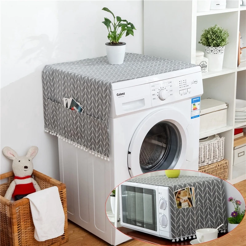 Бытовая Геометрическая кухонная Пылезащитная стиральная машина для