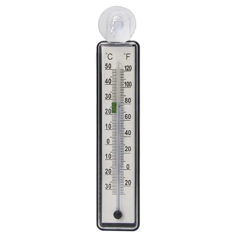 

Fish Tank Aquarium Thermometer Glass Meter Water Temperature Gauge Suction Cup