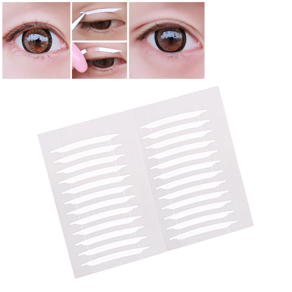 5Packs/lot Eye Invisible Double Sided Eyelid Tape Trial Makeup Sticker Eyes Beauty Tools Kit 3D Magic Eyelid Sticker Hot Sale 