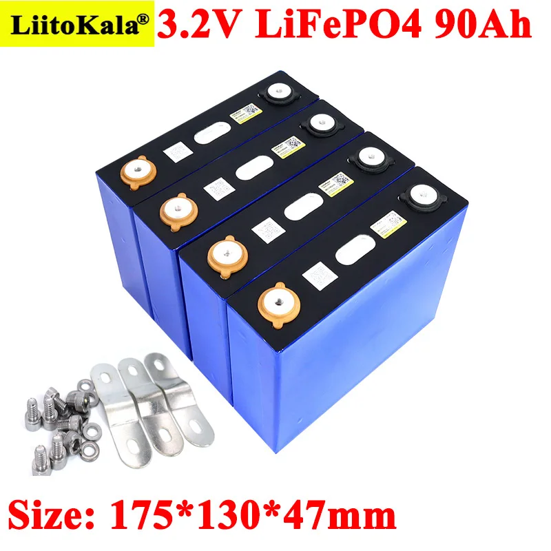 Аккумуляторная батарея Liitokala литий-фосфатная 3 2 в 90 ач 12 24 3C LiFePO4 90000 мач |