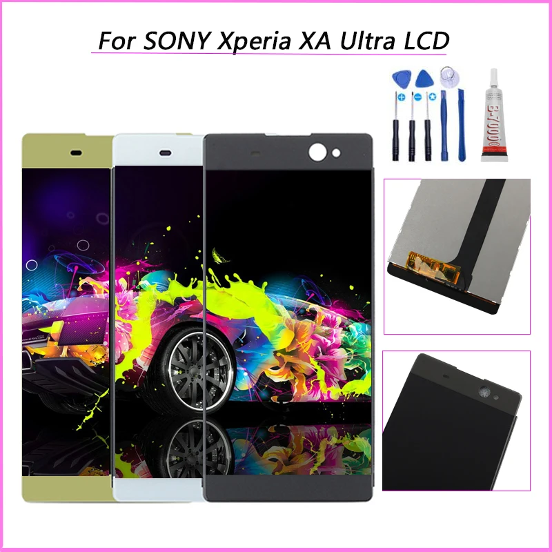 ЖК дисплей для Sony Xperia XA Ultra F3211 F3212 F3215 F3216 F3213 с сенсорным экраном и дигитайзером в