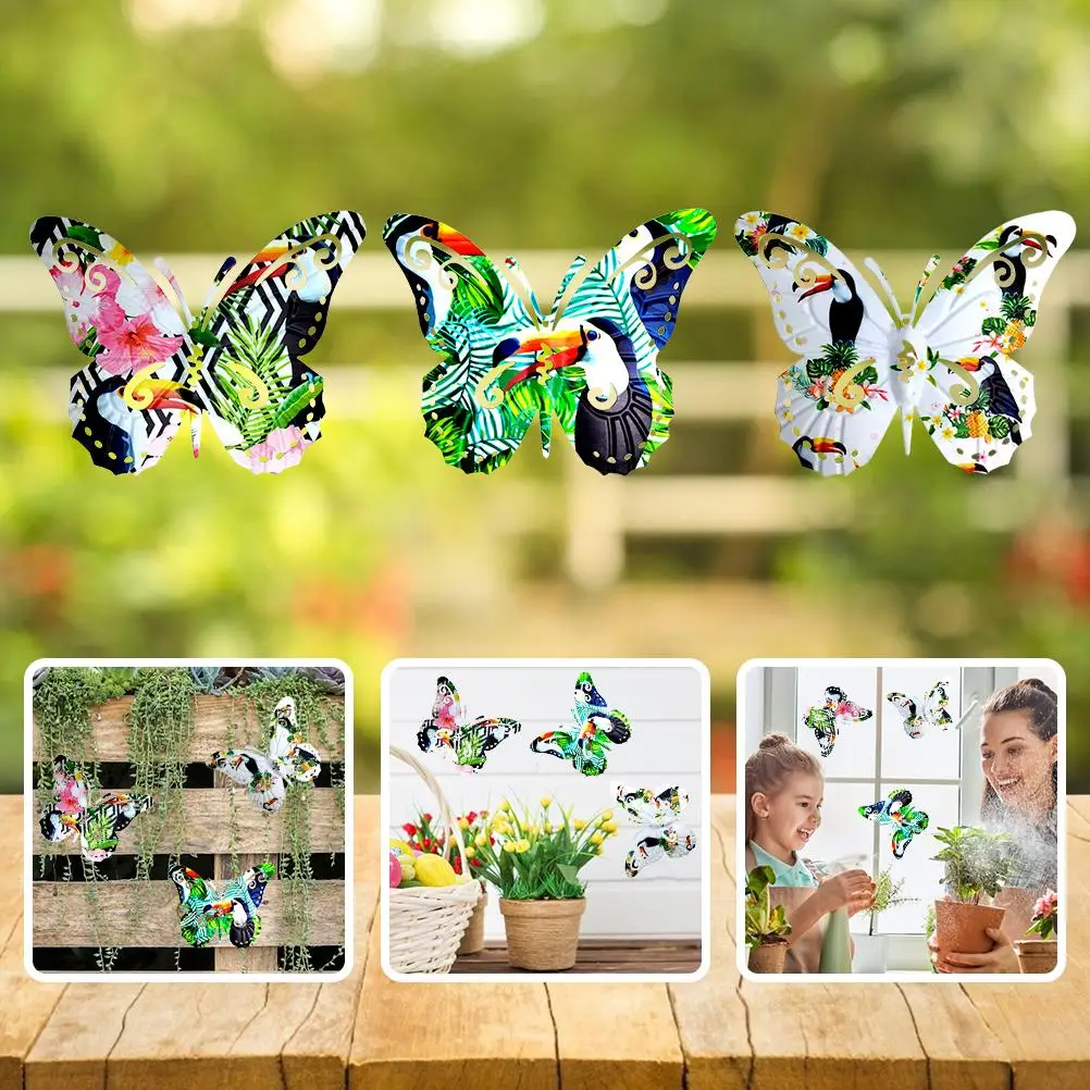 

Romantic Butterfly Wall Sticker Bedroom Wall Decal Butterfly Wall Decor Self-Adhesive Wallpaper Home Decoration