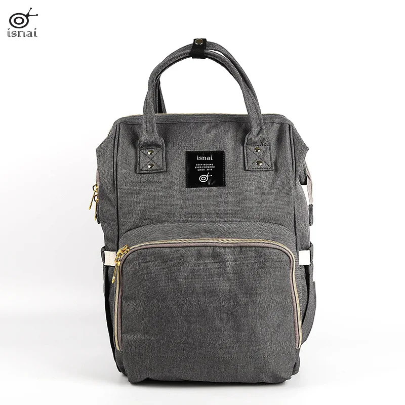 Многофункциональный рюкзак водонепроницаемый холщовый для мам вместительный