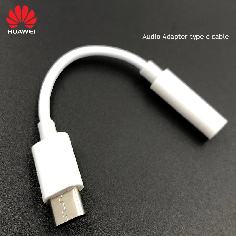 Huawei-Adaptador de Audio USB 3,1 tipo C a 3,5 MM, Cable macho...