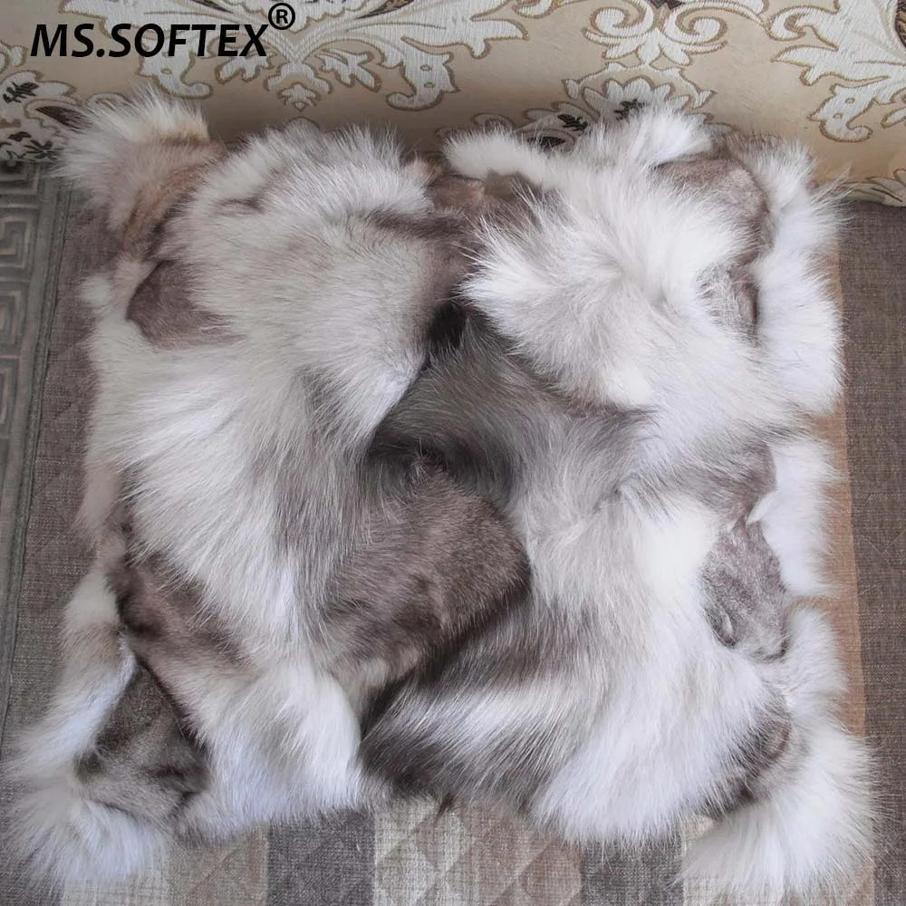 Наволочка из натурального Лисьего меха MS.Softex наволочка роскошные меховые
