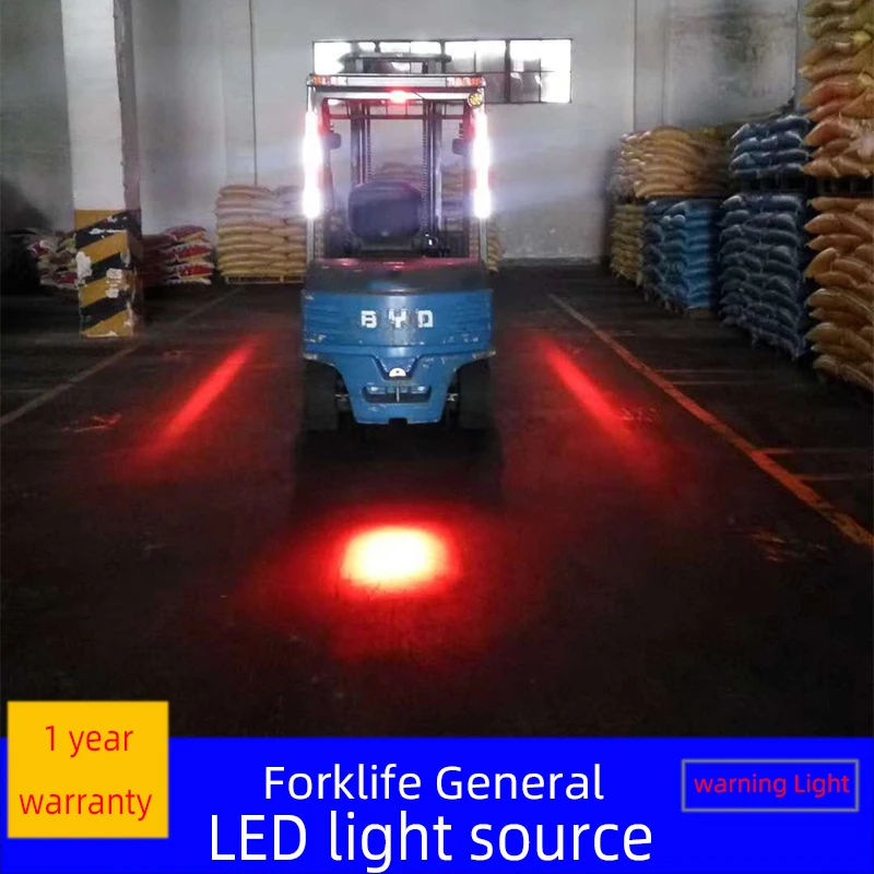 

30W Forklift Warning Light Led Boundary Light Area Safety Reversing Red Blue Light Line 9-100v Waterproof Car Universal Forklift