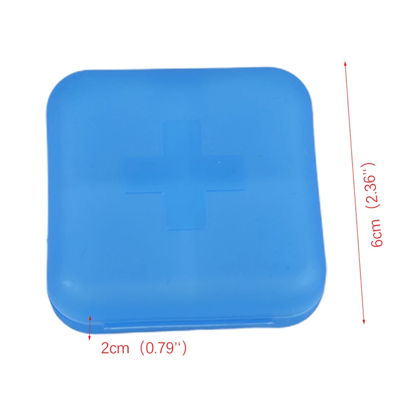 Складная коробка для лекарств и таблеток с 4 отделениями 1 шт. | Красота здоровье