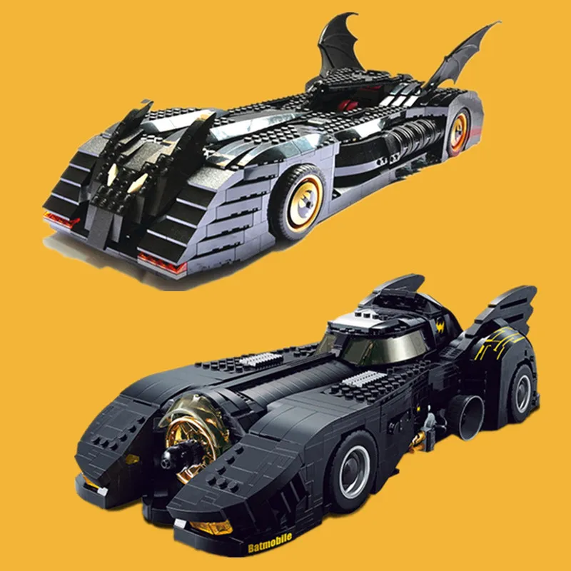 Бэтмобиль Бэтмен Джокер UCS автомобиль Fit Technic MOC-1989 76139 7784 76023 строительный блок кирпичи игрушки подарок для детей