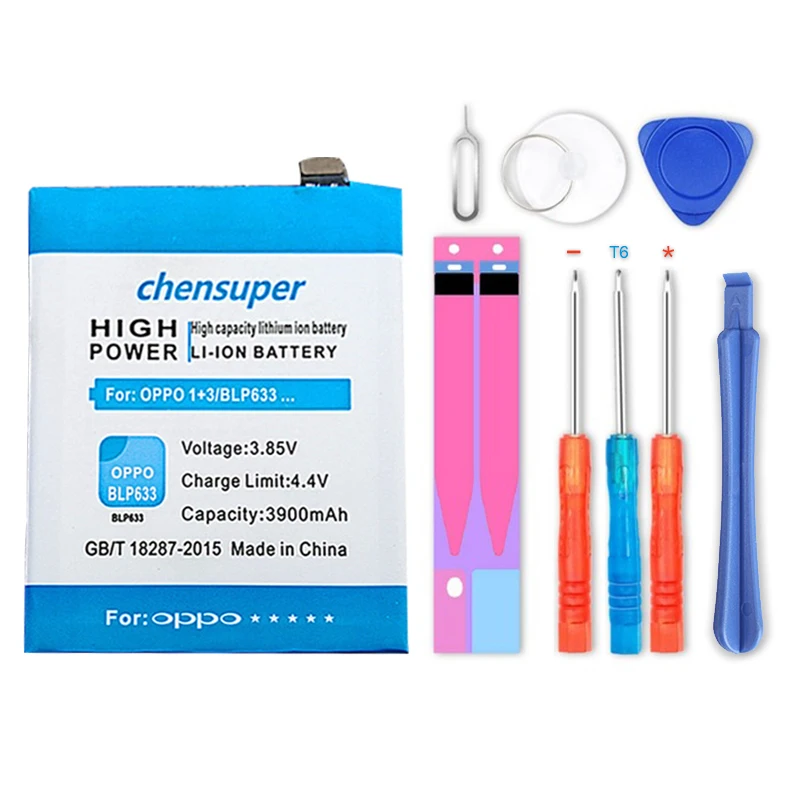 Запасной аккумулятор chensuper One Plus для OnePlus 5 5T 3 3T 2 1 + BLP571 BLP597 BLP613 BLP633 BLP637 розничная