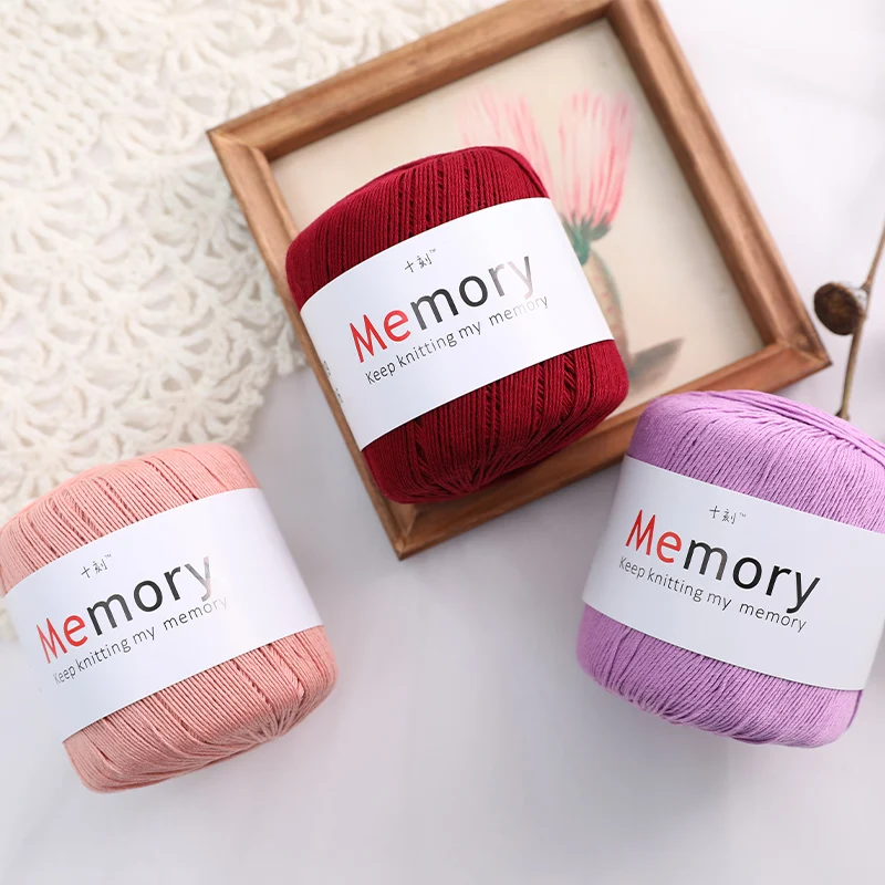 10 шт. кружевная нить из чистого хлопка тонкая шерстяная весенне-летняя свитер