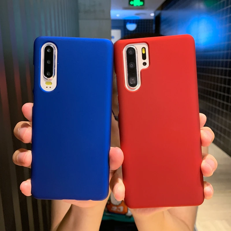 Однотонный матовый жесткий пластиковый чехол для телефона Xiaomi mi a1 A2 A3 9 9T Red Note 5 6 6A