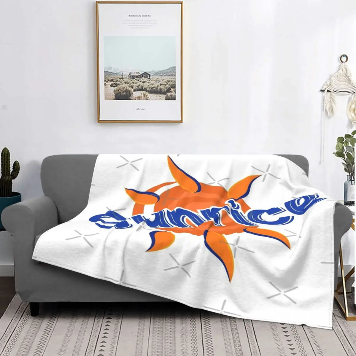 

Manta de arte с изображением girasoles, colcha a cuadros para cama, colcha Kawaii a cuadros en el sofada, 135