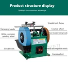 10 дюймов 220V110V позитивные отрицательный Белый Плавленый оксид алюминия точилка низкая Скорость мясорубку полировки машины Настольный шлифовальный станок