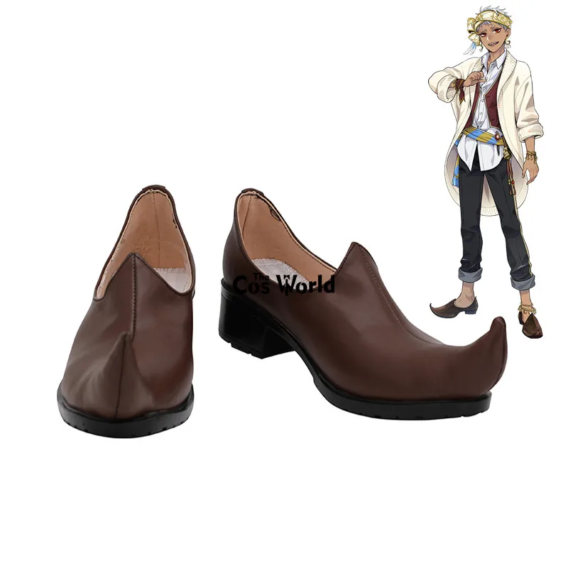 

Twisted Wonderland Kalim Al-Asim Games Customize Cosplay Low Heels Shoes