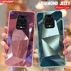 Чехол для Xiaomi Redmi Note 9 Pro Max, зеркальный, с 3D блестками