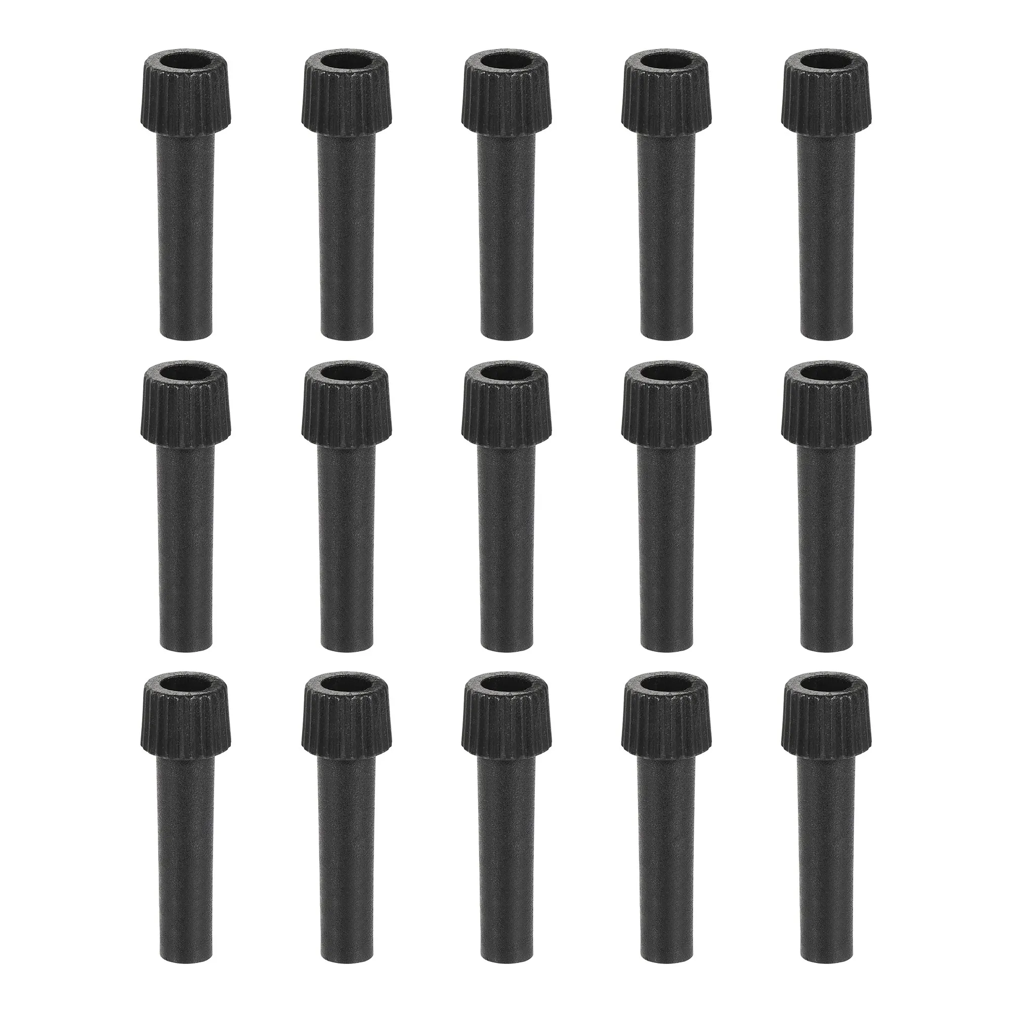 

Uxcell On/Off Replacement Light Turn Switch Knob Lamp Socket Extension Knobs 35mm Length Black 15 Pcs