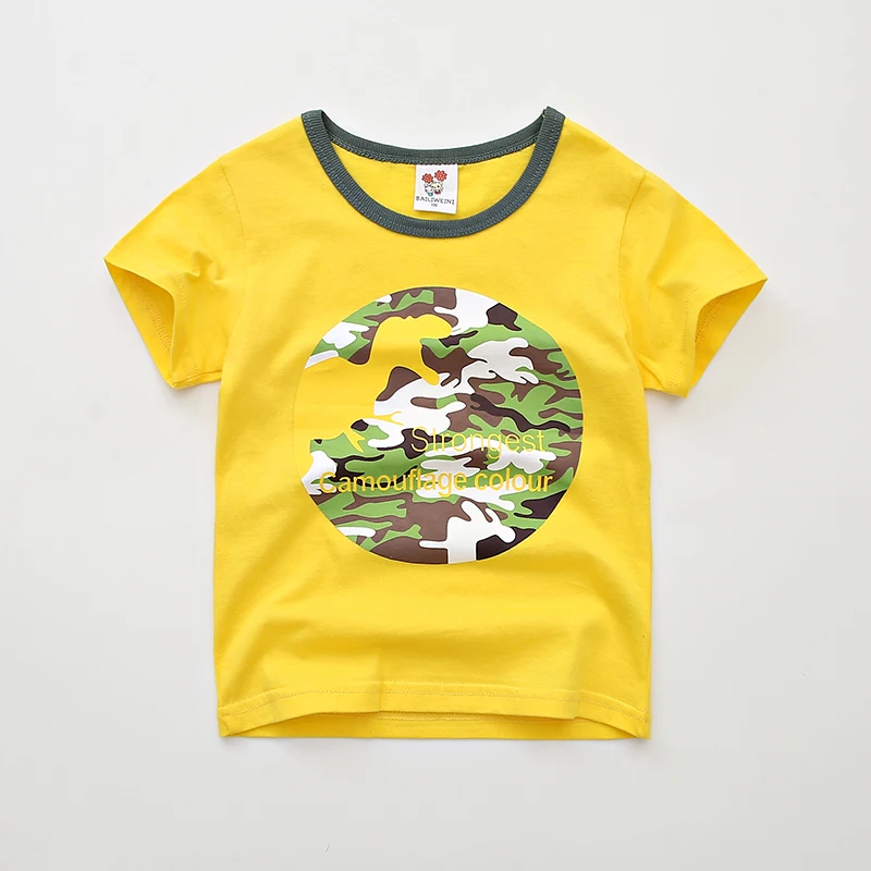 

Летняя Новинка 2021, Повседневная футболка с коротким рукавом и принтом для детей, Повседневная рубашка с длинным вырезом и коротким рукавом ...