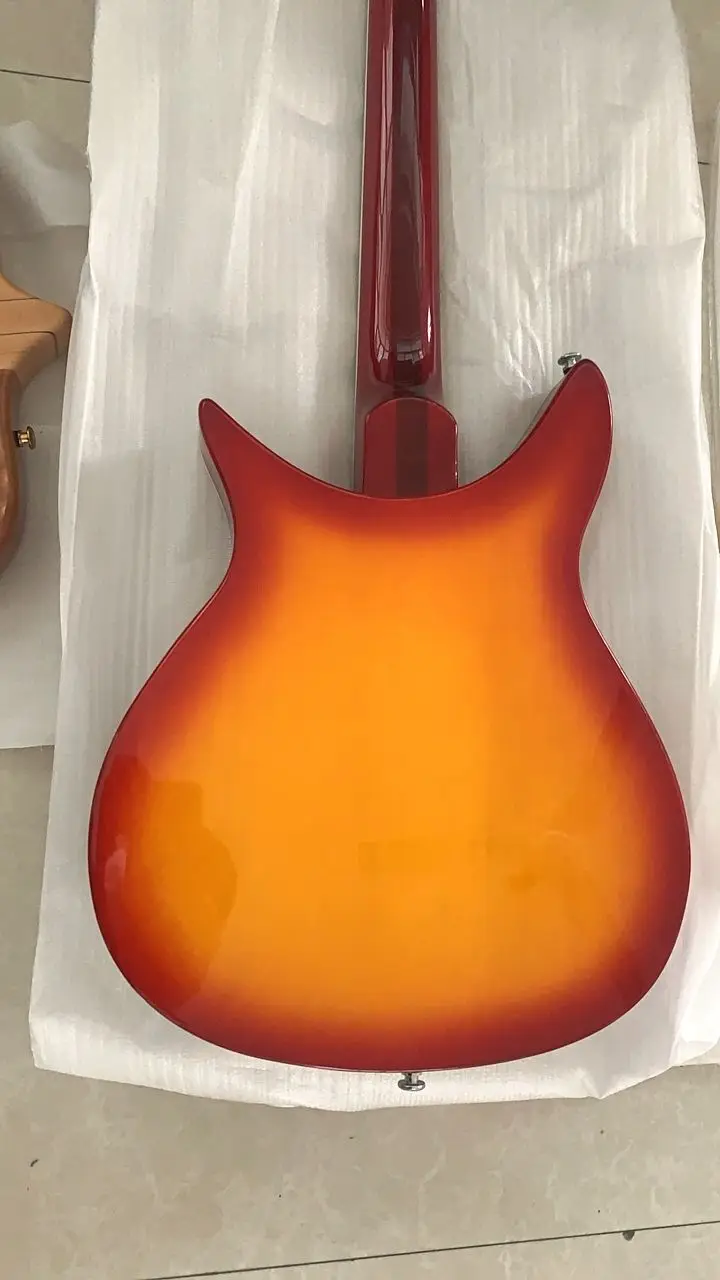 Новое поступление электрическая гитара модель Рик 325 F отверстие 330 цельный