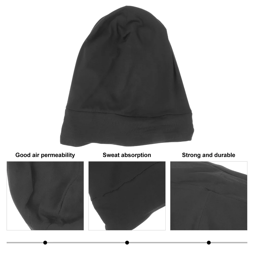 

1 Pc Creative Headdress Convenient Head-wrap Breathable Head-wear (Black)