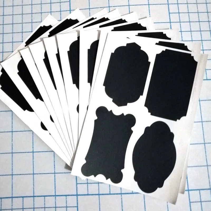 40 шт. DIY доска для халатов дома кухни водонепроницаемая банка каменщика наклейки