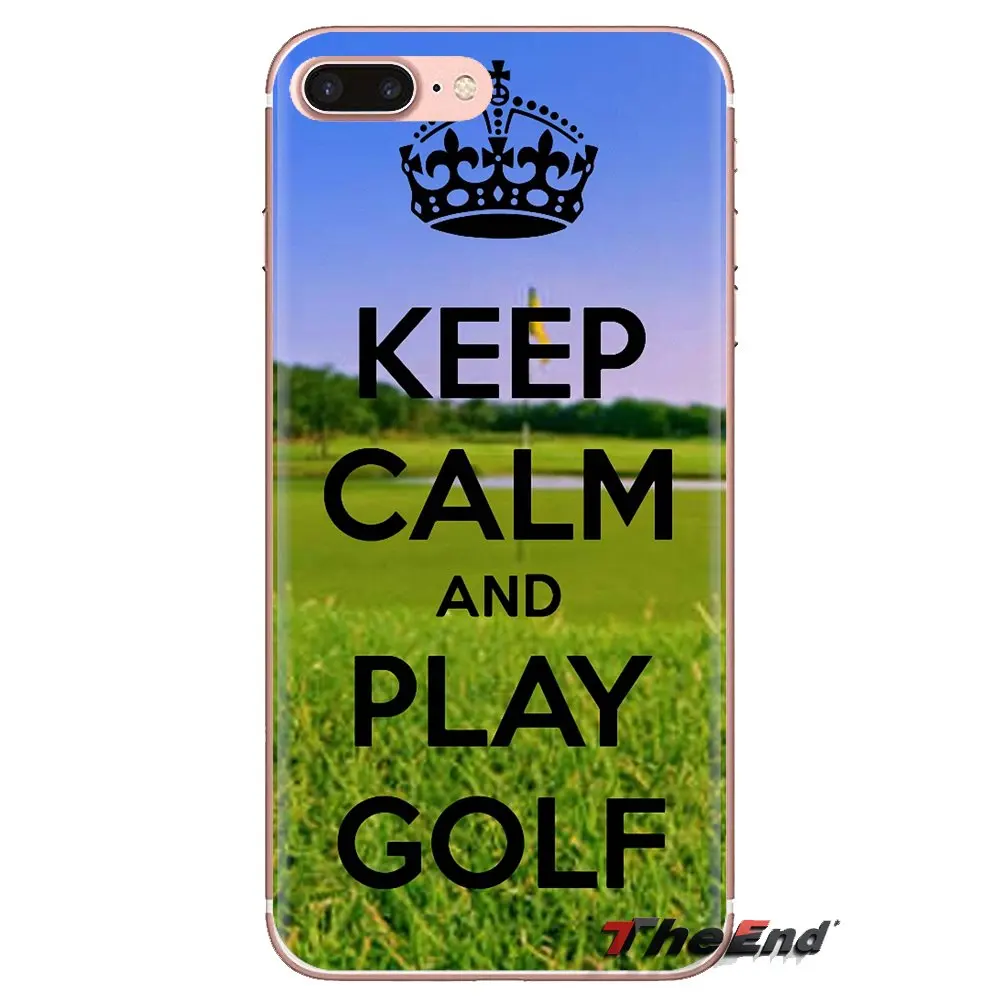For Huawei Nova 2 3 2i 3i Y6 Y7 Y9 Prime Pro GR3 GR5 2017 2018 2019 Y5II Y6II Transparent TPU Housing Keep Calm And Play Golf UK |