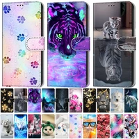 for huawei p40 lite e leather case on for huawei p20 p30 lite pro coque card holder magnetic flip cover wallet phone case fundas